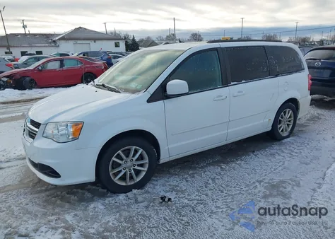 2016 Dodge Grand Caravan Sxt from USA, damaged, VIN 2C4RDGCG7GR181711